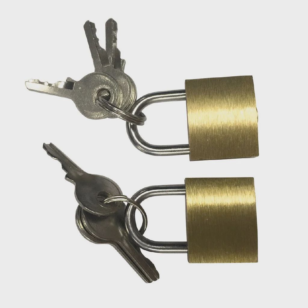 Coghlans Brass Padlocks twin set 20mm