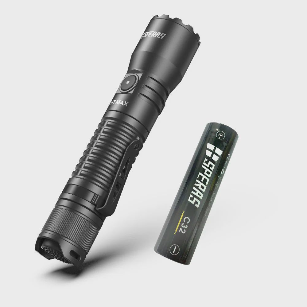 EST MAX Professional Tactical Police Flashlight