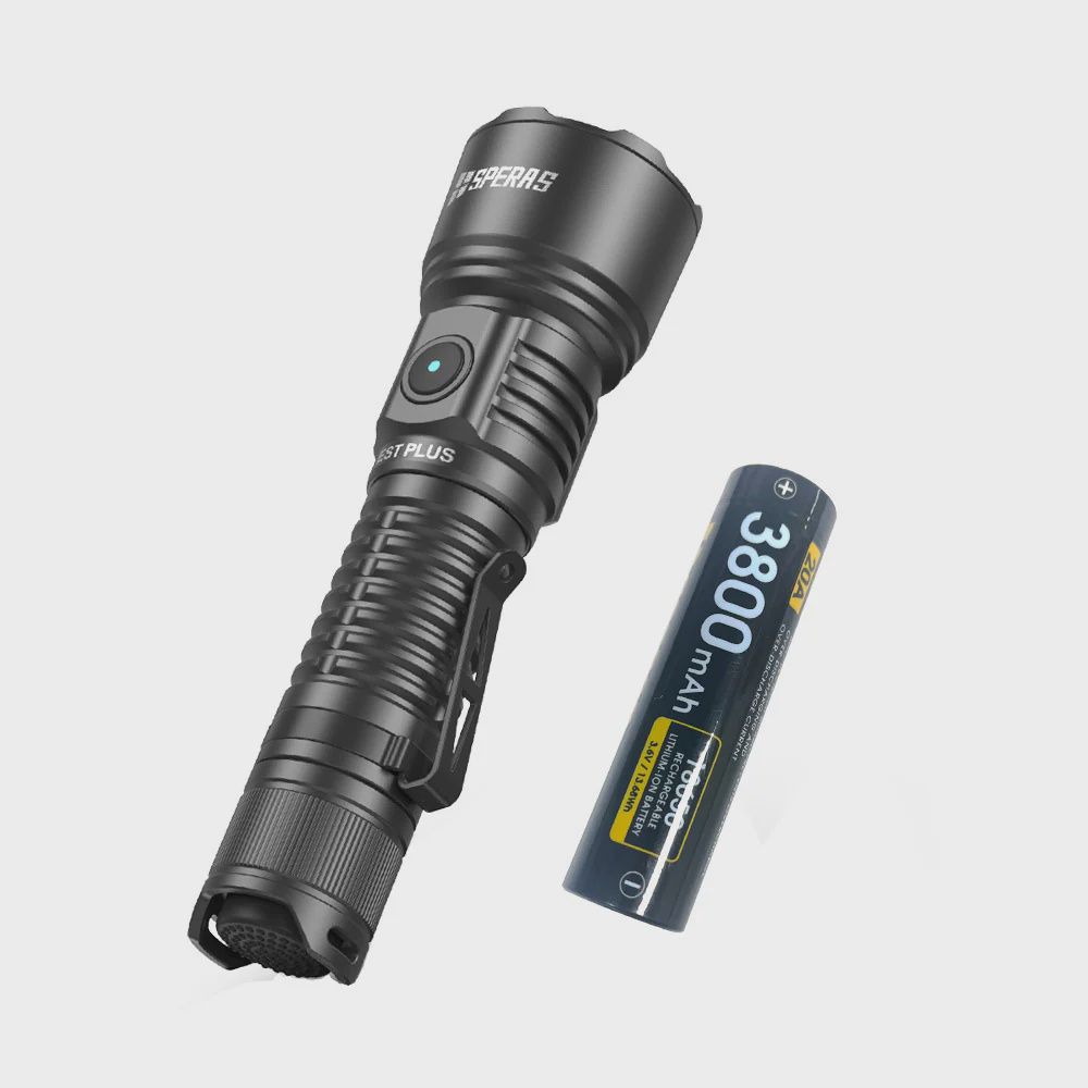EST PLUS 2100lm 726m Tactical Police Flashlight