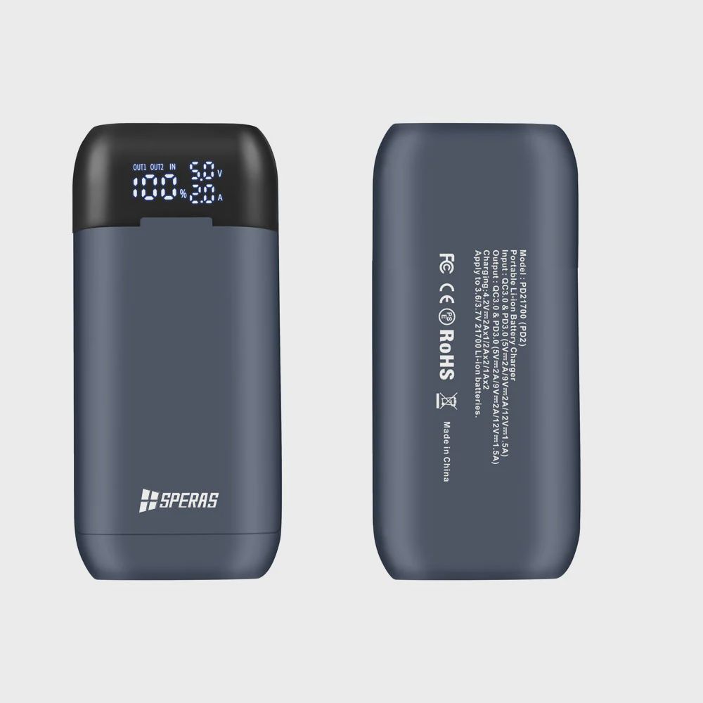 PD21700 Power Bank Charger 21700 18650 Charger
