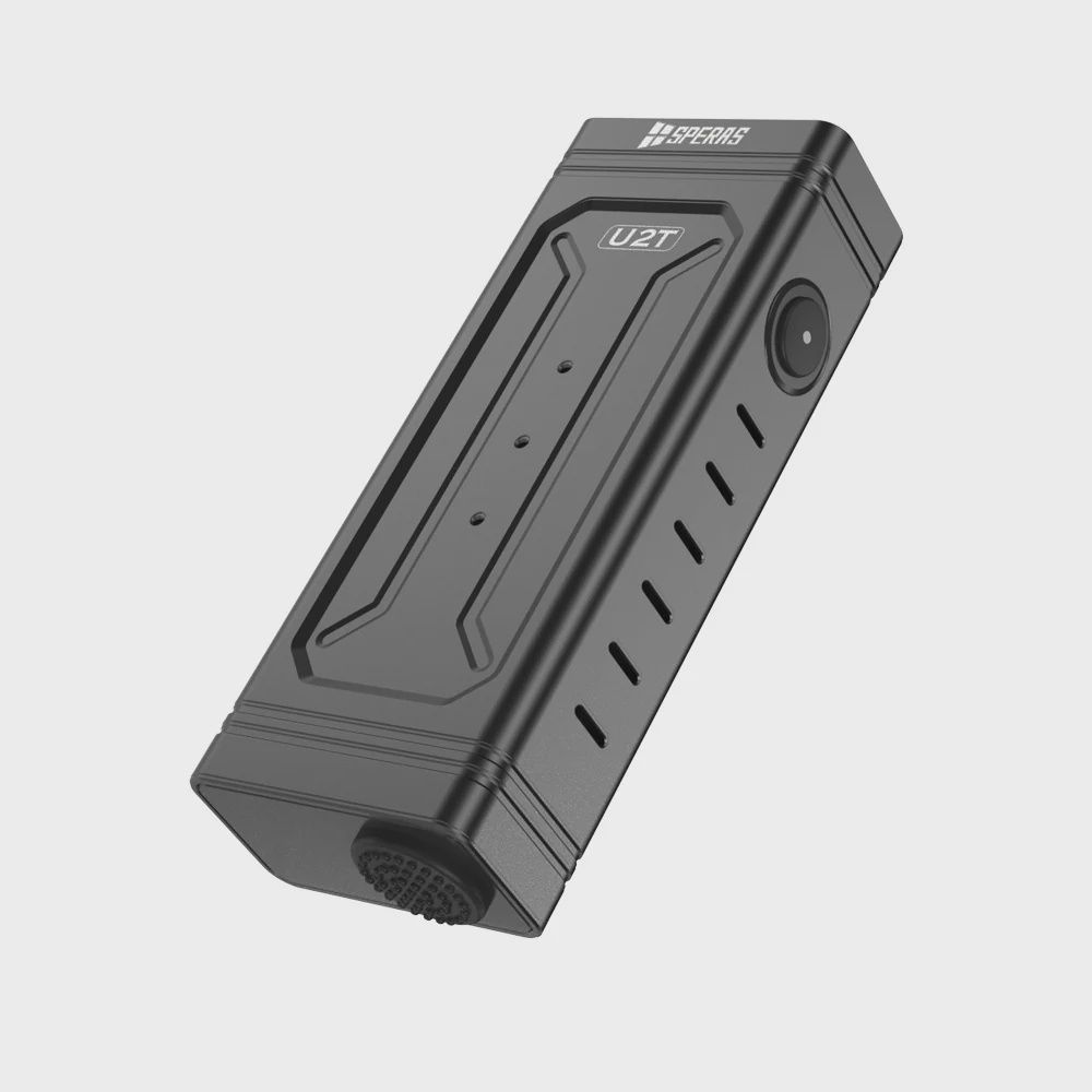 U2T Black Bike Light Flashlight 2-in-1 Tail Wireless Control 5000lm 340m USB-C Rechargeable
