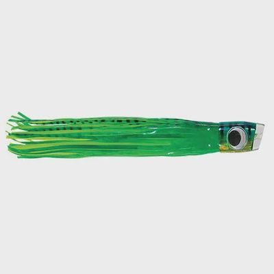 Black Magic Green Meanie Game Lure Single Rigged