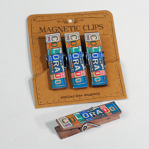 Magnets – License ‘art’ chip clips – (3 on card) – 1185C