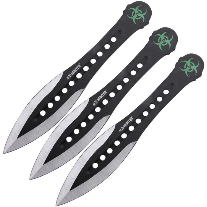 Zombie Three Piece Throwing Knife Set