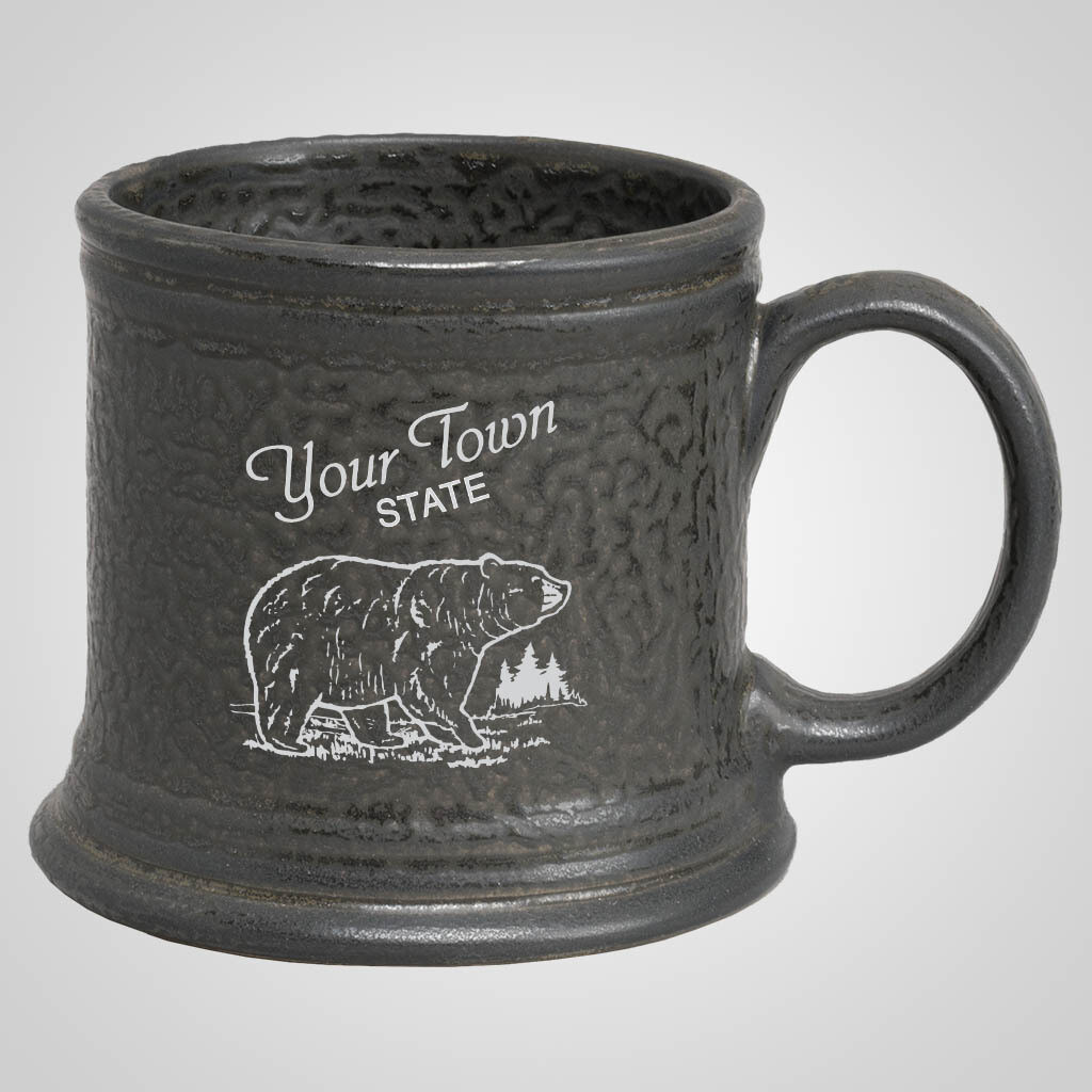Hammered Pewter Look Mug #19294
