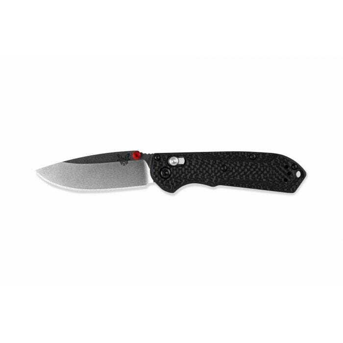 Benchmade Mini Freek AXIS Lock Knife Carbon Fiber S90V (3" Stonewash) 565-1