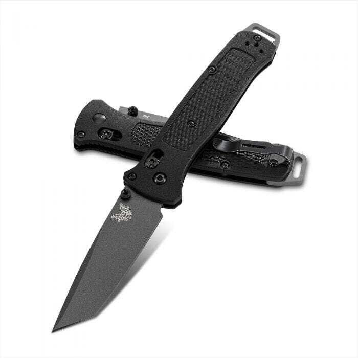 Benchmade Bailout AXIS Lock Knife Black Grivory (3.38" Gray) 537GY