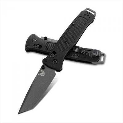 Benchmade Bailout AXIS Lock Knife Black Grivory (3.38" Gray) 537GY
