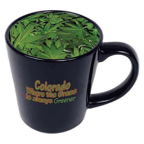 Mugs – Pot leaves inside – 1447P
