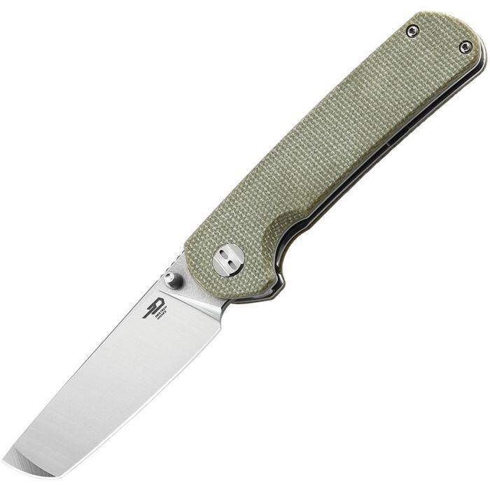Bestech Knives Sledgehammer Natural Micarta (3" Satin)