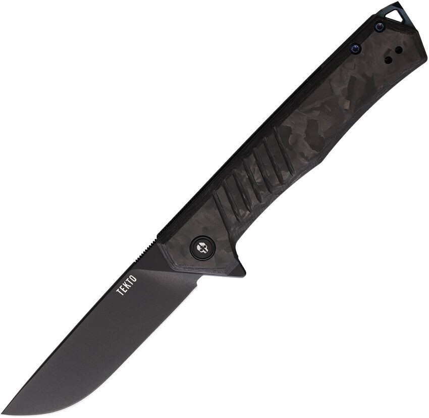 Tekto Knives F1 Alpha Linerlock Marble CF/Blue