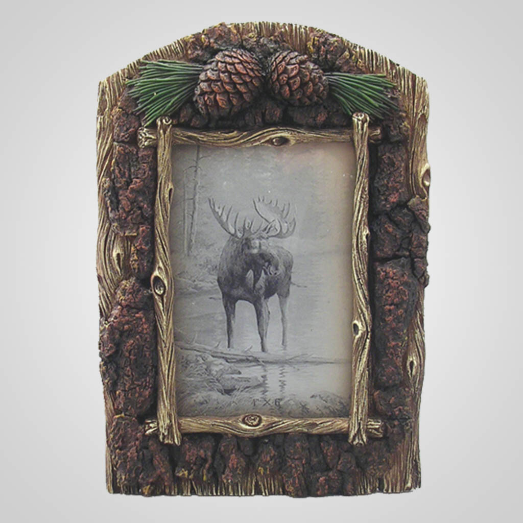 Pinecones &amp; Bark Photo Frame #17566