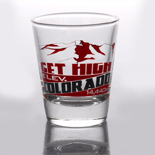 Shot Glass – Get High -Colorado – 1776