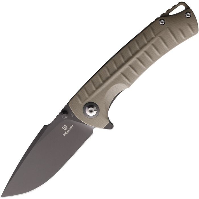Shieldon Relicanth - Tan G-10 (3.11" D2) 7070G1