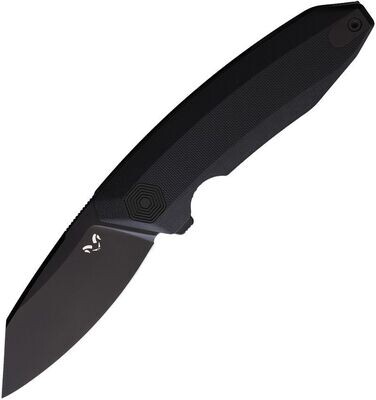 Damned Designs Wraith Linerlock Black G10