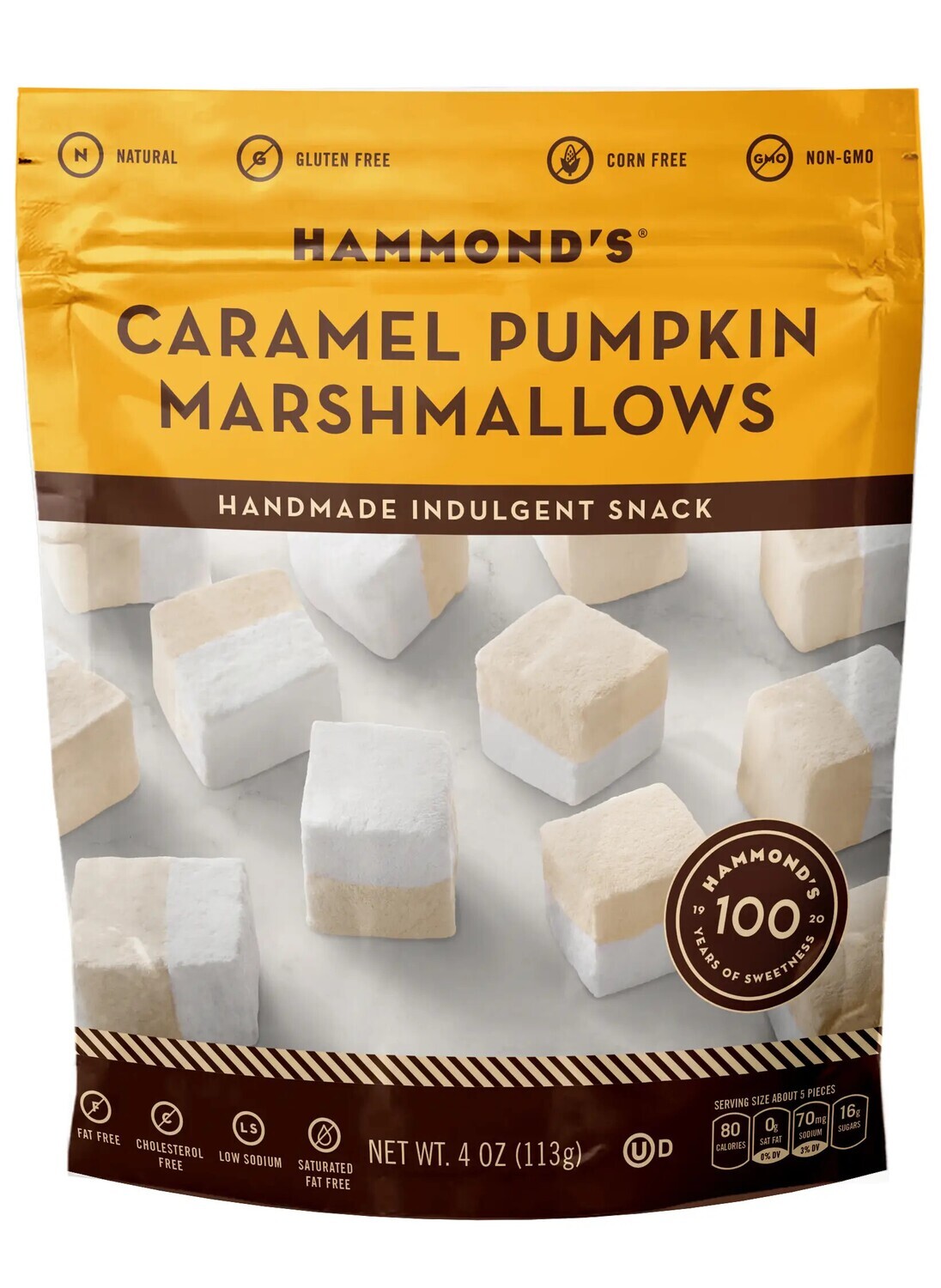 Hammond's Caramel Pumpkin Marshmallows