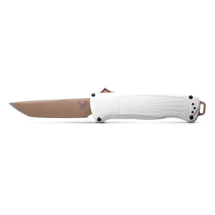 Benchmade Shootout D/E OTF Automatic Knife Cool Gray (3.5" FDE PVD) 5370FE-02