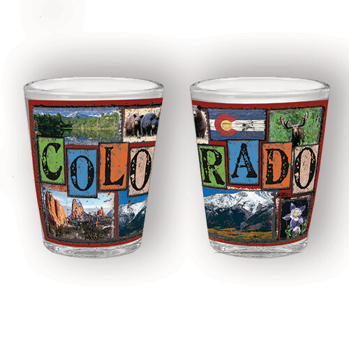 Colrado Landscape Shot Glass #1736