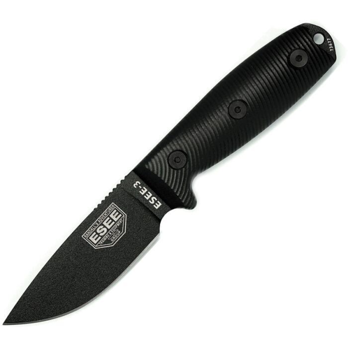 Esee Model 3 3D Fixed Blade Black ES3PMB001