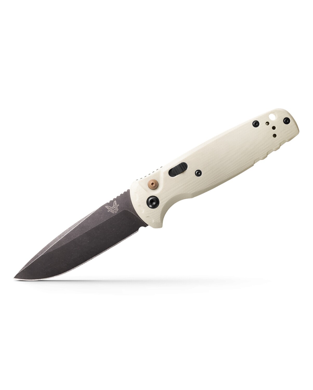 Benchmade CLA MagnaCut Automatic Knife Ivory G-10 (3.4" DLC SW) 4300BK-03