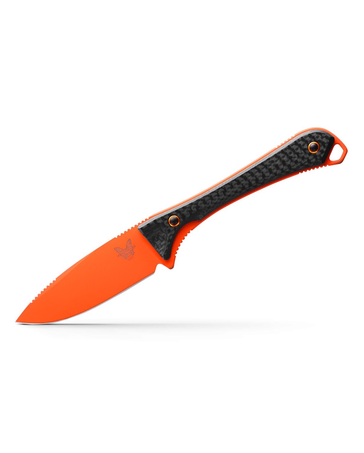 Benchmade Altitude Fixed Blade Knife Orange Cerakote w/ CF 15201OR