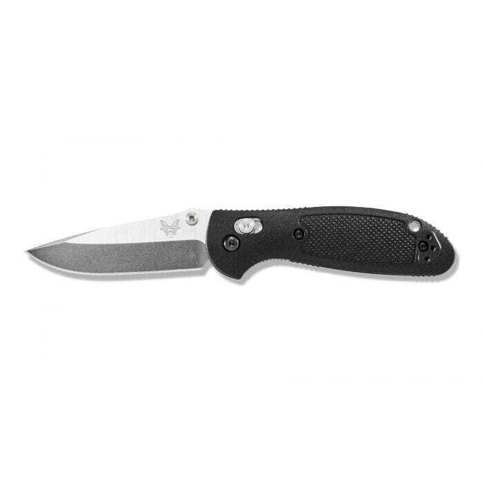 Benchmade Mini Griptilian AXIS Lock Knife Black (2.91" Satin) 556-S30V