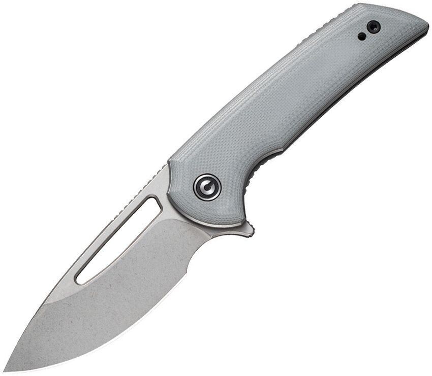 CIVIVI Ferrum Forge Odium Liner Lock Knife Gray G-10 (2.6" Stonewash) C2010A