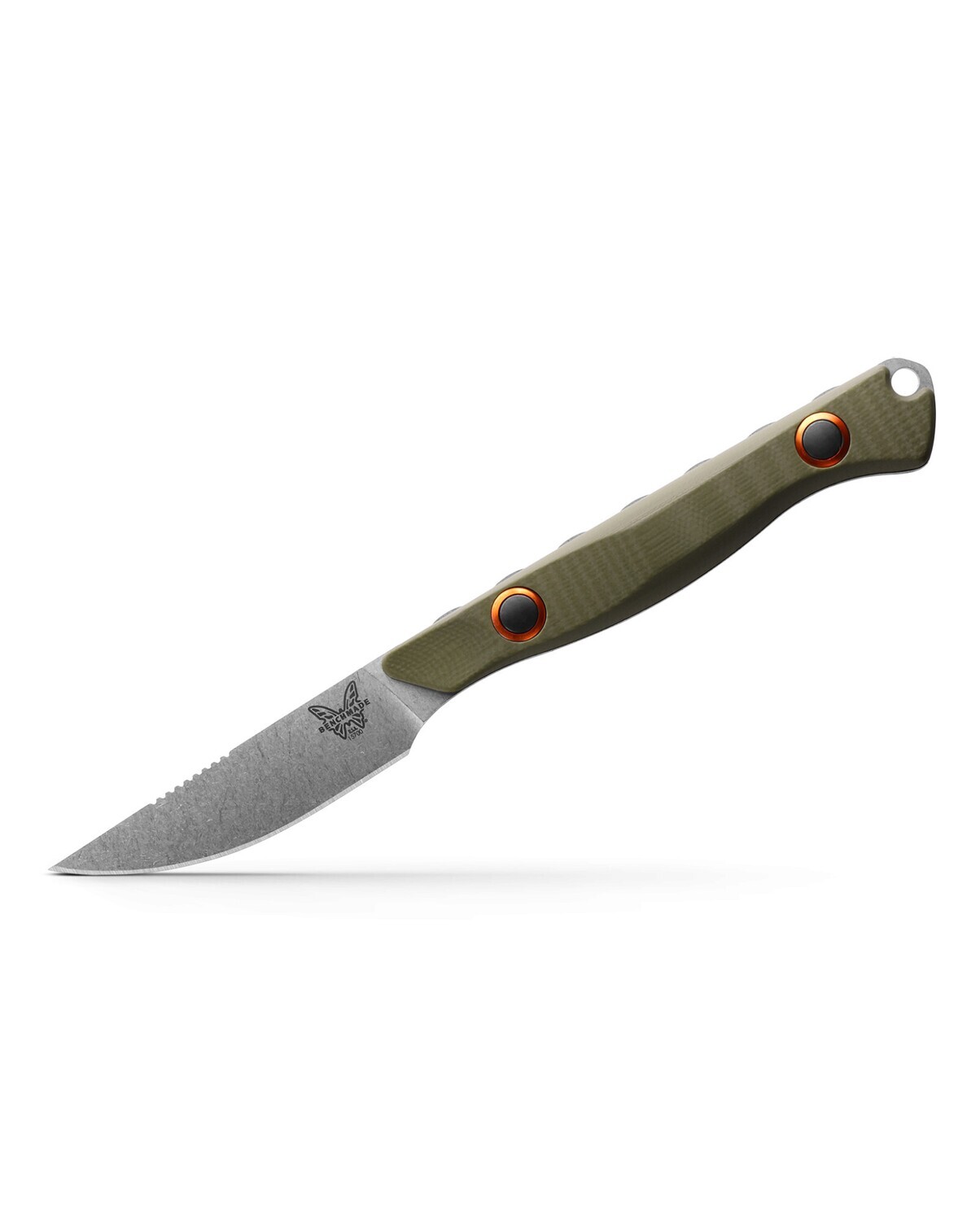 Benchmade Flyway Fixed Blade Hunting Knife OD Green G-10 (2.7" Satin) 15700-01
