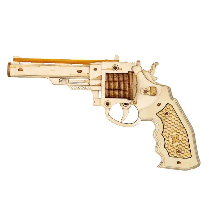 DIY 3D Puzzle: Corsac M6 0 Rubber Band Gun LQ401