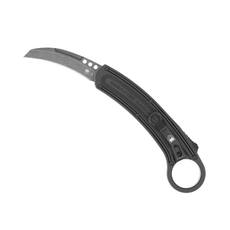Cobra Tec KARAMBIT BLACK W/ D2 STONEWASH BLADE