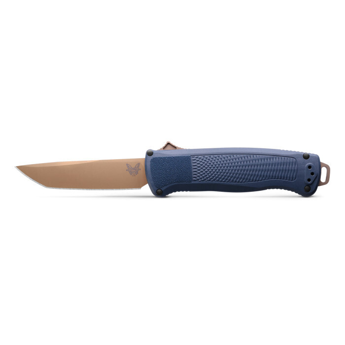 Benchmade Shootout D/A OTF Automatic Knife Crater Blue (3.5" FDE PVD) 5370FE-01