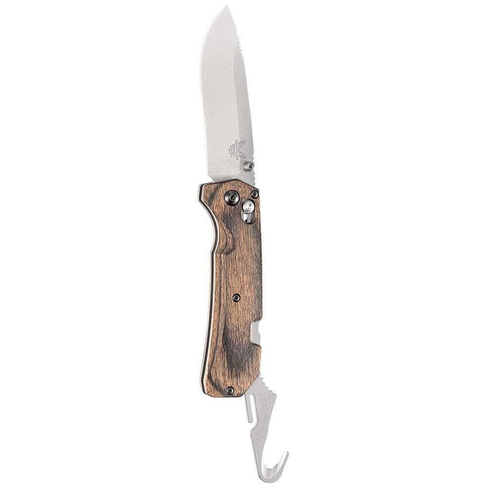 Benchmade Grizzly Creek Folder AXIS Lock Knife w/ Hook (3.5" Satin) 15060-2
