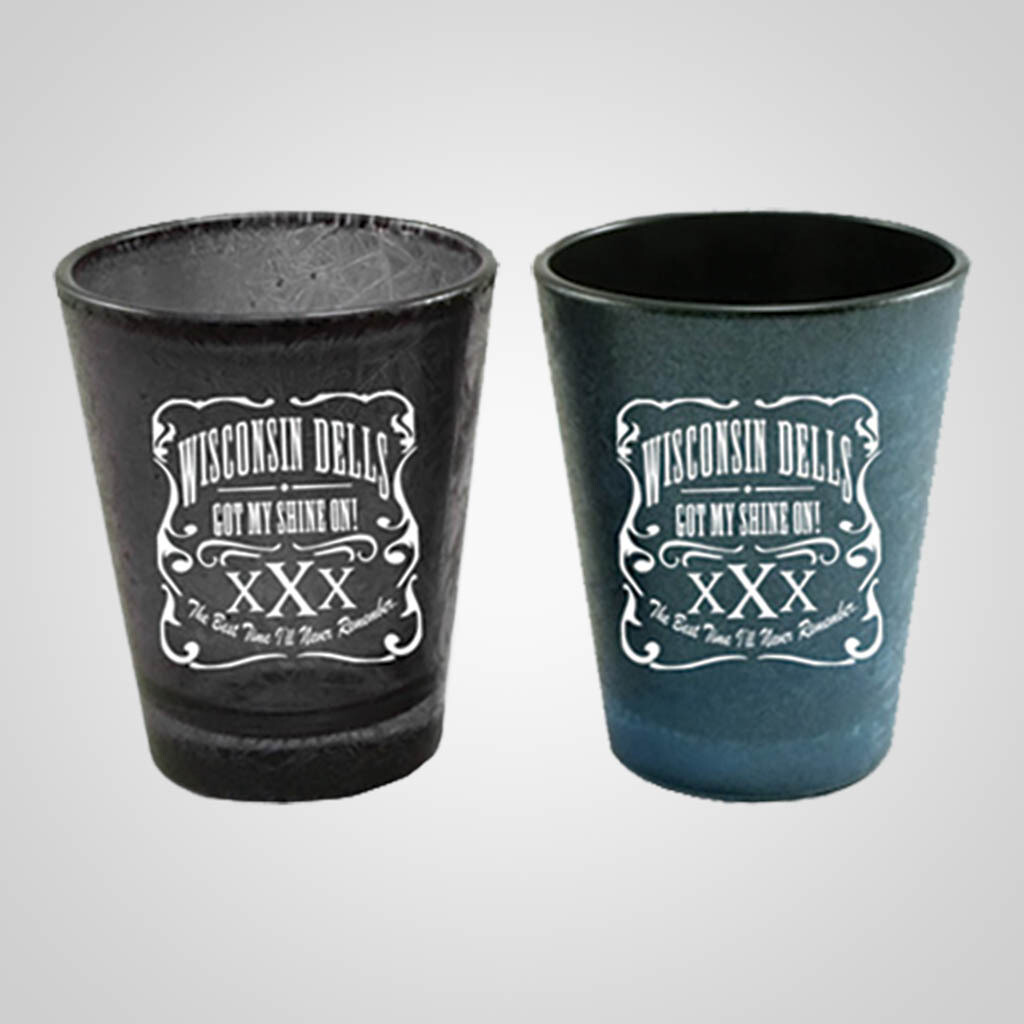 Ice Crackle Shot Glass  #19480