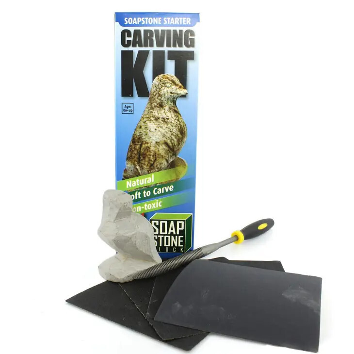Soapstone Carving Kit - Bird