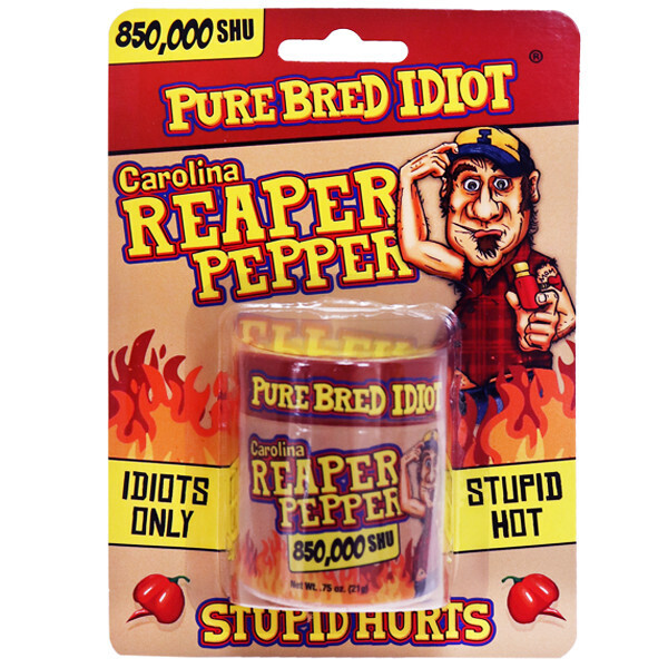 Pure Bred Idiot Pure Ground Carolina Reaper Pepper 850,000 SHU