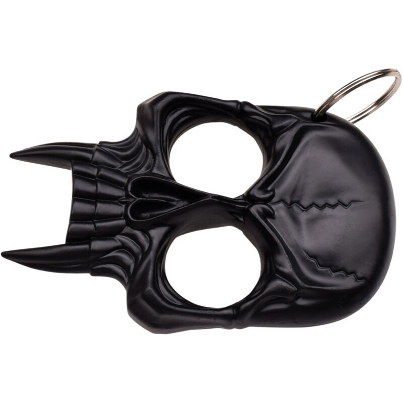 Skull Self Defense Keychain Vampire Black