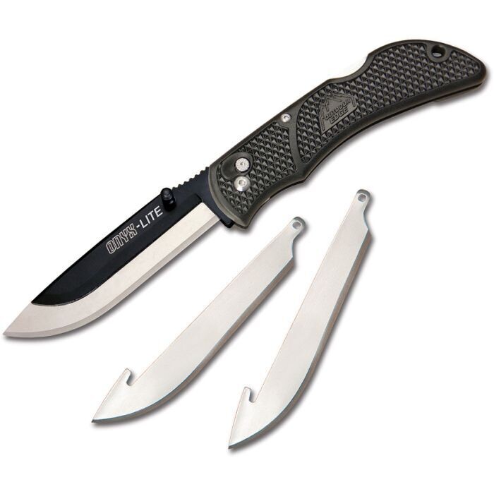 Outdoor Edge Onyx Lite Lockback Black 3.0