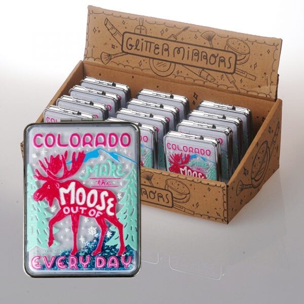 Glitter Mirror – Moose – CO – 6010