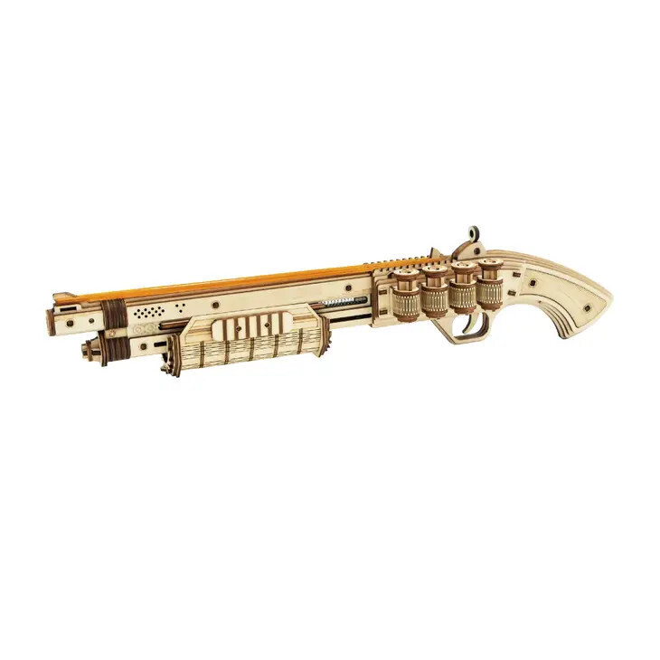 DIY 3D Puzzle Terminator M870 Rubber Band ShotGun LQ501