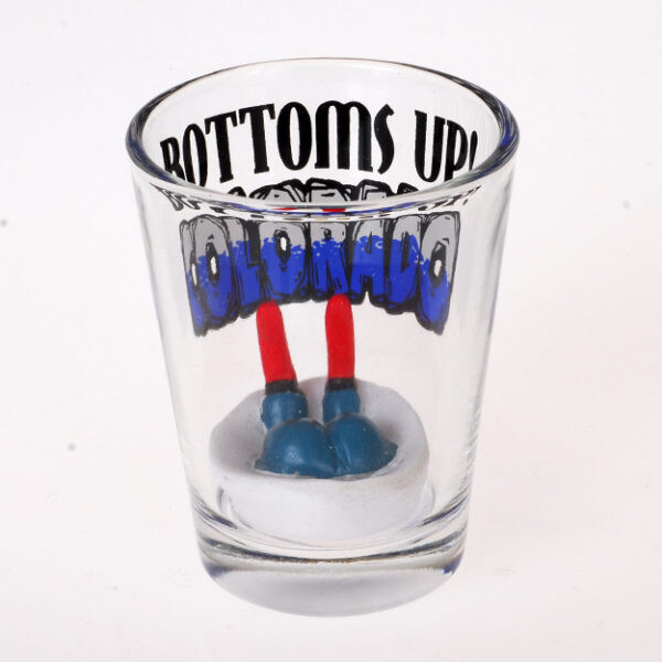 Bottoms Up Shot Glass  #1795