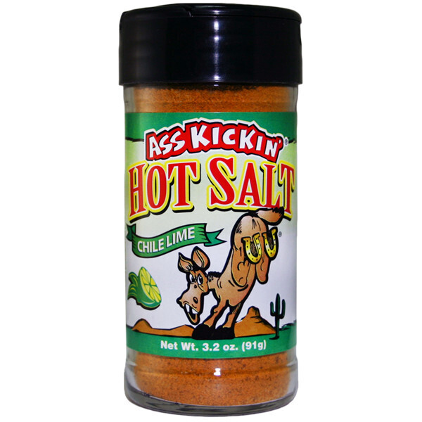 Ass Kickin’ Chile Lime Hot Salt – 3.2 oz.