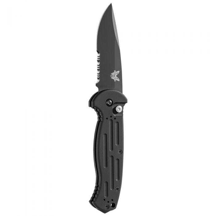 Benchmade AFO II Automatic Knife (3.56" Black Serr)  9051SBK