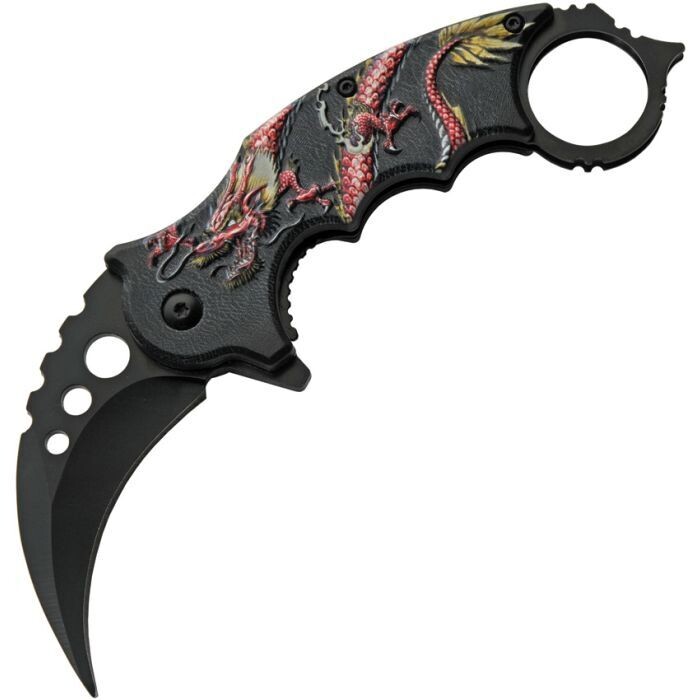 Rite Edge Dragon Linerlock A/O Red