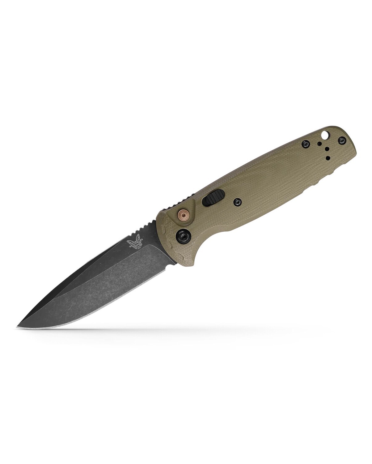 Benchmade CLA MagnaCut Automatic Knife OD Green G-10 (3.4" DLC SW) 4300BK-02
