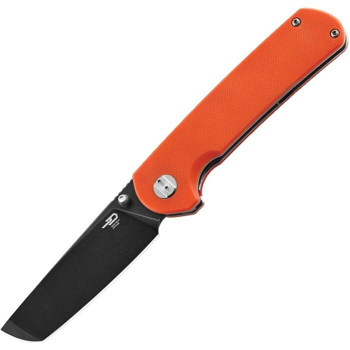 Bestech Knives Sledgehammer Orange G-10 (3" Black Stonewash)