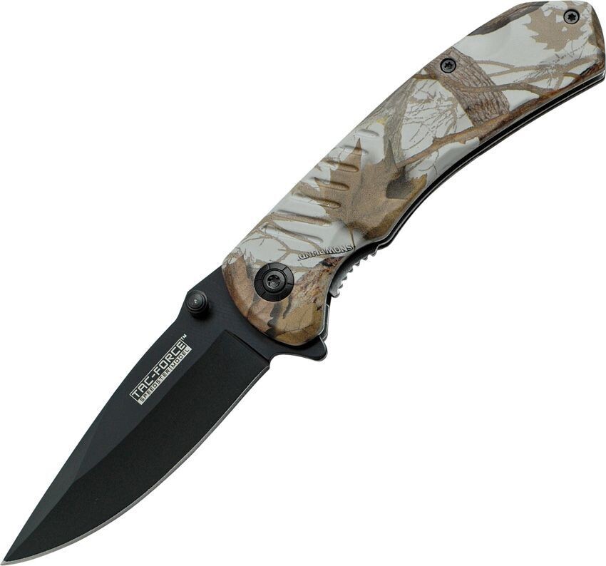 Tac Force Linerlock A/O Brown Camo
