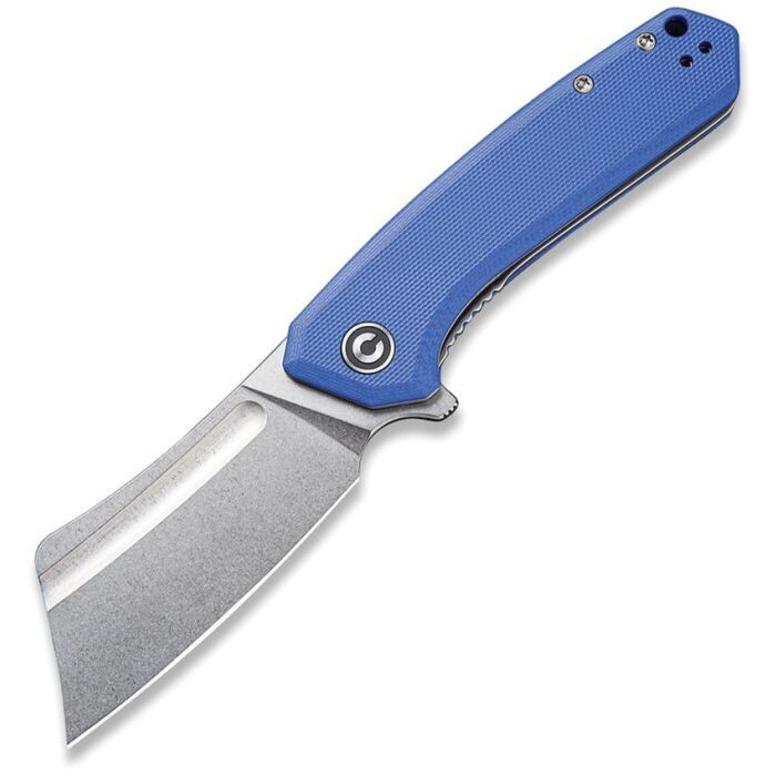 CIVIVI Mini Bullmastiff Liner Lock Knife Blue G-10 (3" Stonewash)
