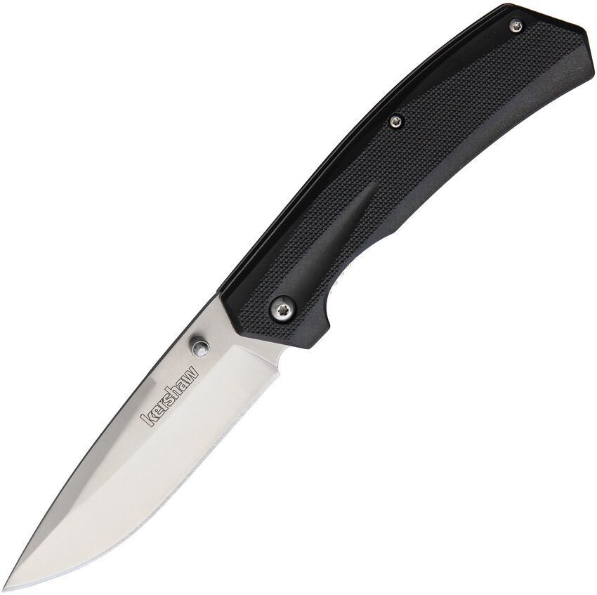 Kershaw Knives Tarheel Liner Lock Knife Black (3.5" Satin)