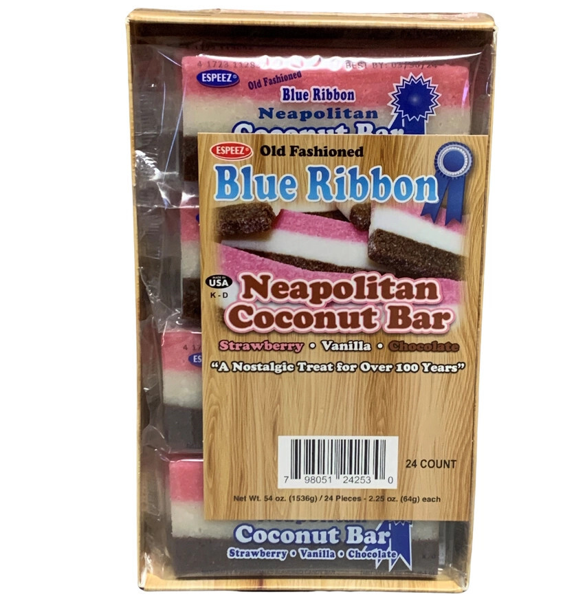 Neapolitan Coconut Bars