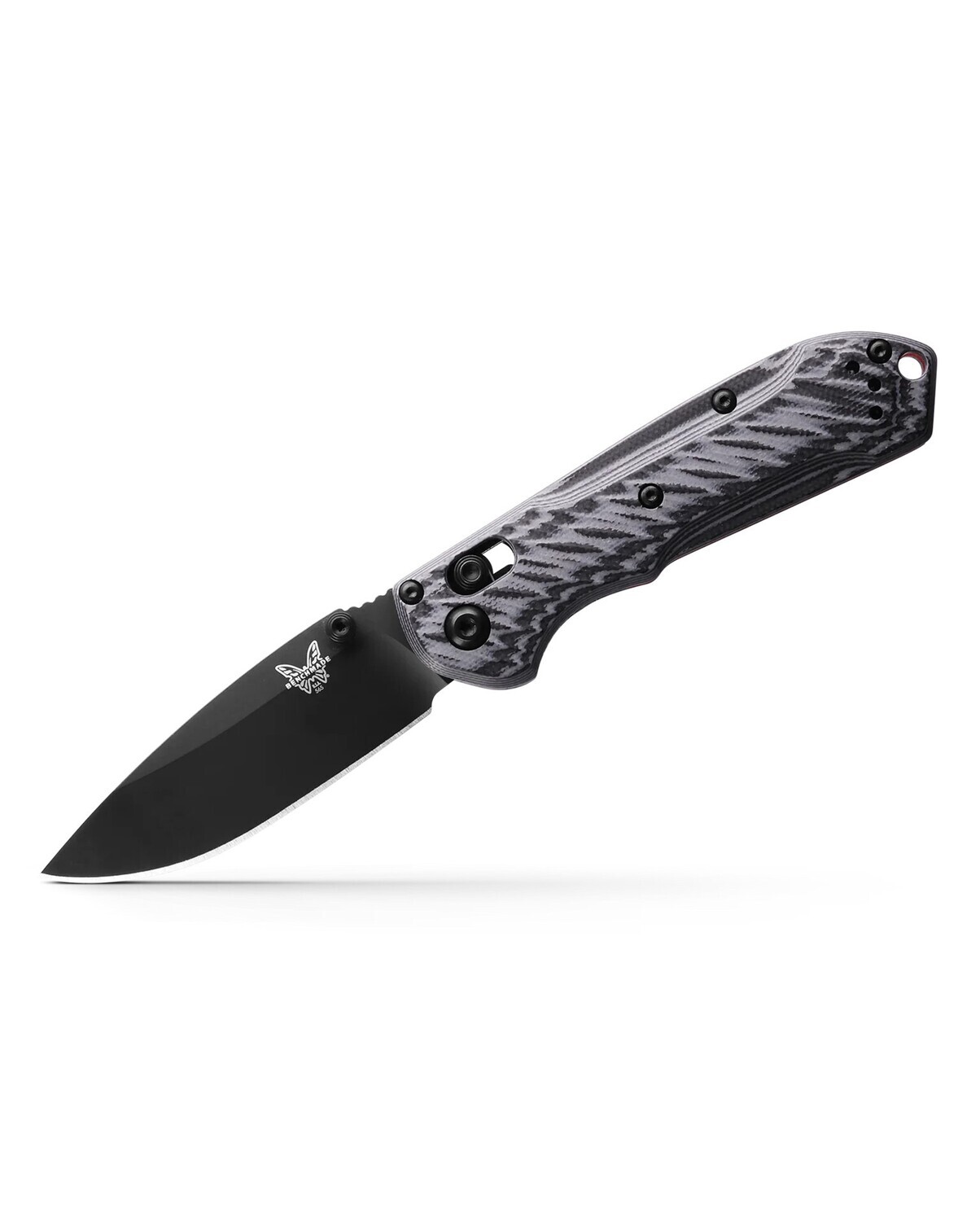 Benchmade Mini Freek 565BK-02 AXIS Lock Folding Knife G-10 Black/Gray (3" Black)